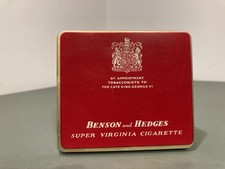 Benson & Hedges Vintage Military Cigarette Tin NAFFI STORES for HM Forces RARE 