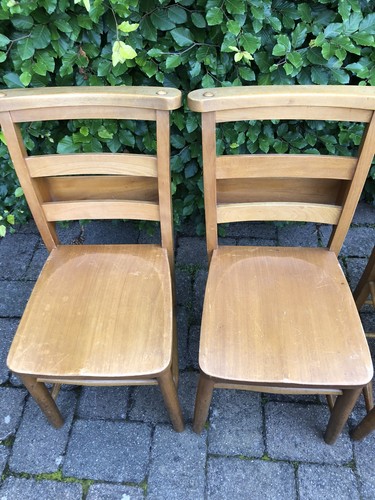 Vintage church chapel chairs - church,