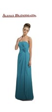 Alexia Bridesmaid/evening Dress Size 6 (Size 2 US) In Turquoise