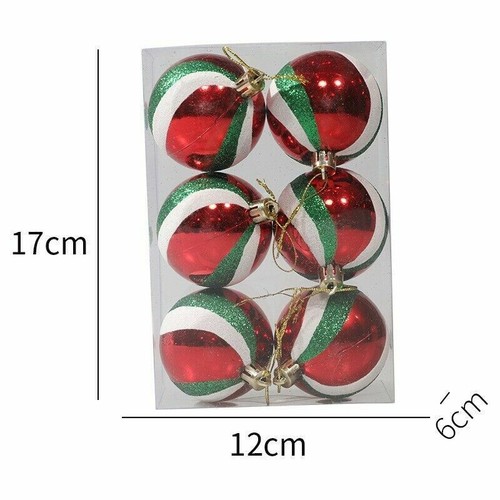 Christmas tree balls - 6x,