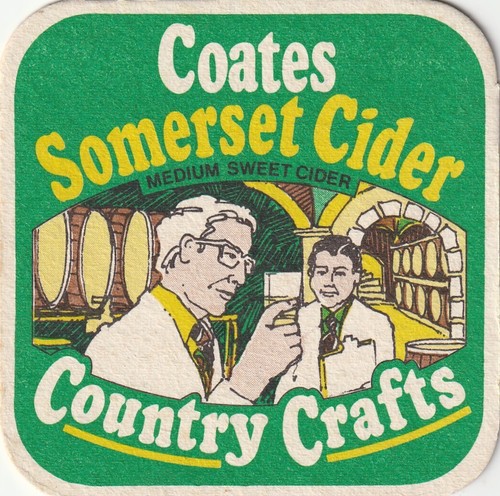 Beer mat coates cider - cider,
