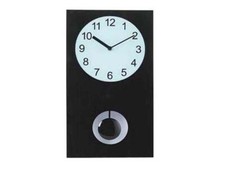 BLACK GLASS PENDULUM CLOCK…