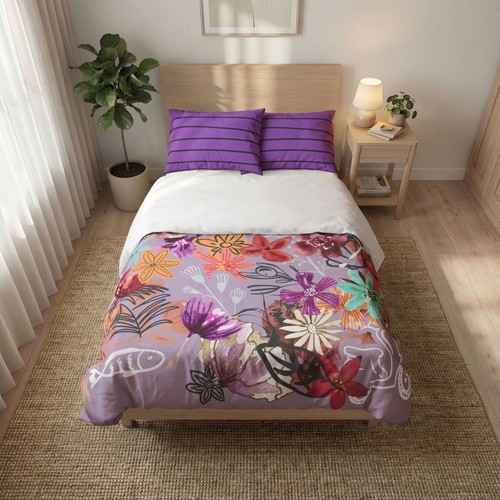 Bed doona cover malibu queen - malibu,