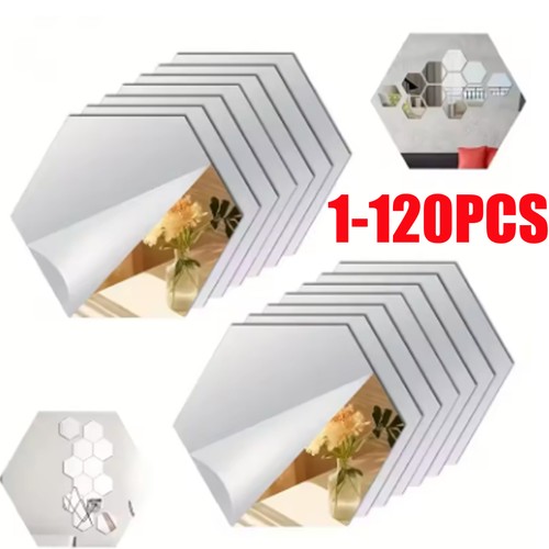 120xlarge hexagon mirror glass - 120xlarge,
