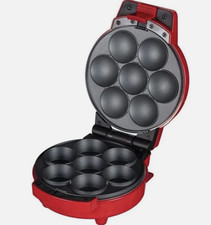 2-in-1 Donut & Cupcake Maker | 600W Non-Stick Plates | Makes Mini Treats in 7