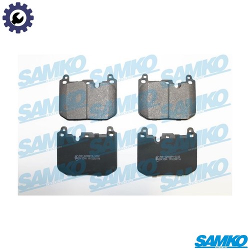 Brake pad set - pad,