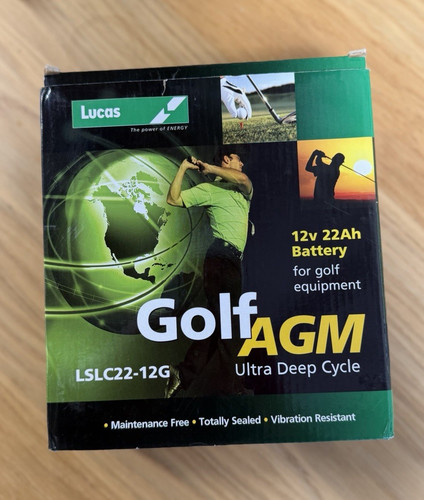 Golf trolley battery lucas - trolley, battery.
