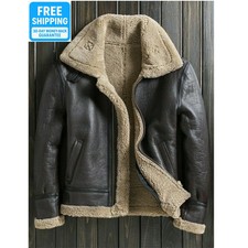 Mens RAF B3 Real Leather