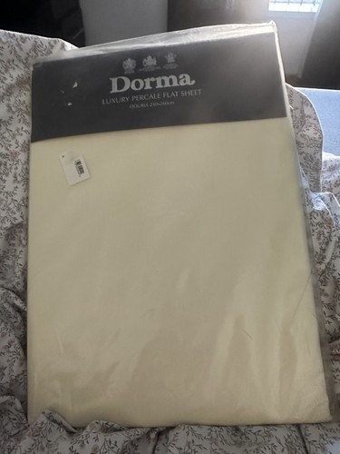 Dorma double flat sheet 230cm - flat,