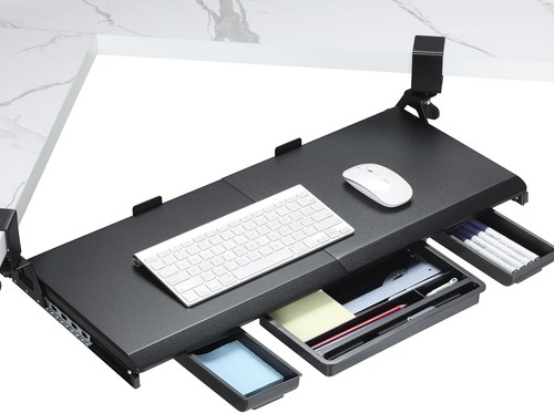 Ethu under desk keyboard - desk, tray