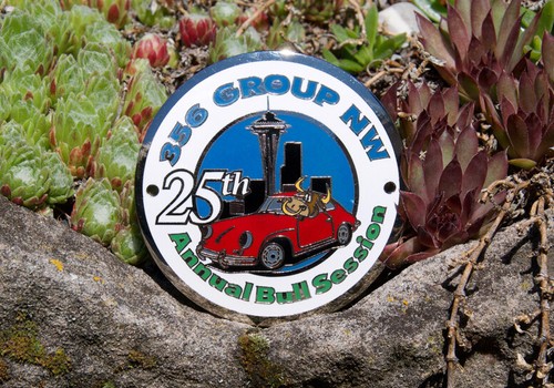 Vintage enamel automobile car - vintage,