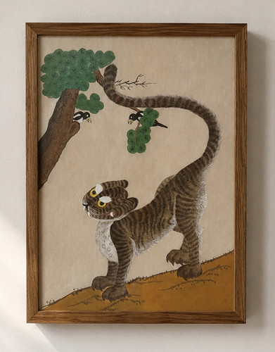 Original korean minhwa - korean, tiger