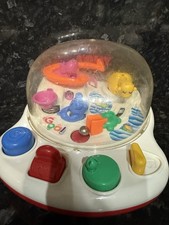 Vintage Tomy Activity Dome Push & Spin Mechanical Ball Game Baby Toy 1980s 1990s