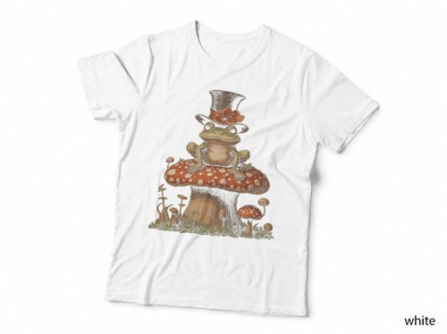 Frog top hat toadstool - top, on
