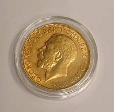 1911 George v, Full Sovereign Gold Coin In Capsule (B)