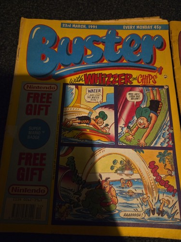 Vintage buster comic - comic, pair