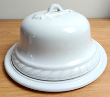 LARGE VINTAGE IRONSTONE CHEESE
