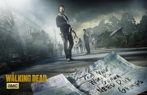 The walking dead rick - walking, grimes