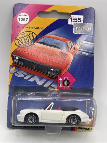 Siku porsche 911 cabrio white - porsche,