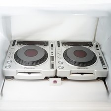 Pioneer CDJ-800MK2 Pair Silver Digital DJ Media Player Set Tested from Japan