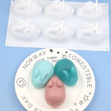 2pcs 6-in-a-row big rabbit