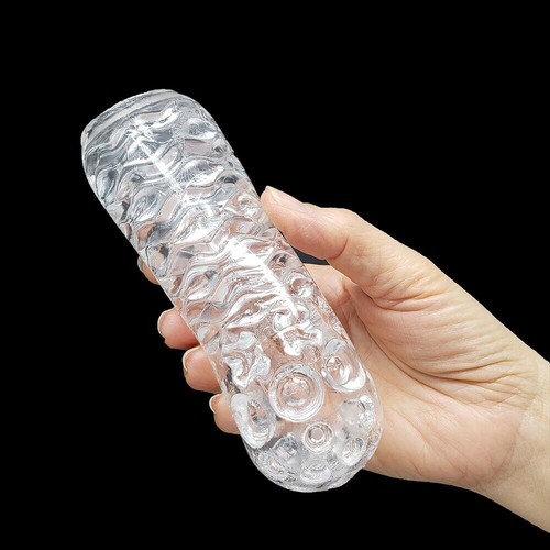 Mini ribbed pocket cock - ribbed,