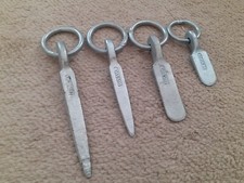 Vintage Cassin climbing pitons x 4