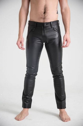Men black real breeches - men's,