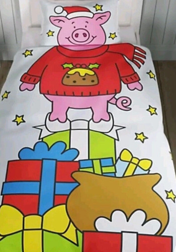 Percy pig single duvet - percy,