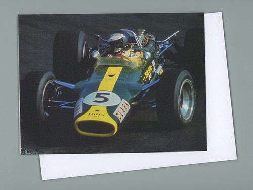 Jim clark lotus greeting - clark, 49