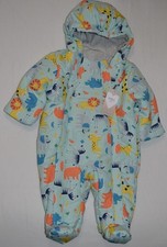 Marks and Spencer M&S Baby Unisex Animal Print Snowsuit 3-6 Months BNWT