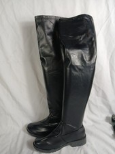 Black PVC Over The Knee Low