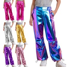 UK Kids Girls Pants Ruched