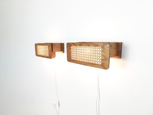Vintage pair bedside lamps - of,