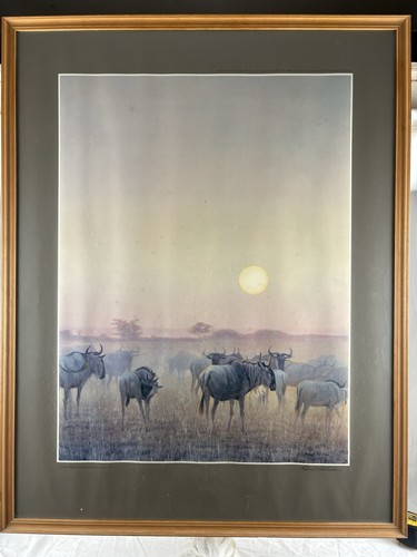 Robert bateman wildebeests - robert,