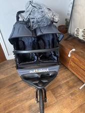 Out N About Nipper 360 V4 Double  All-Terrain Buggy In Navy