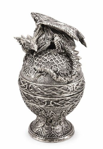 Silver dragon box - silver,