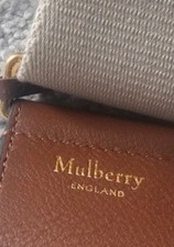 MULBERRY Tan Adjustable