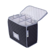 QUILTED GLASSWARE STORAGE