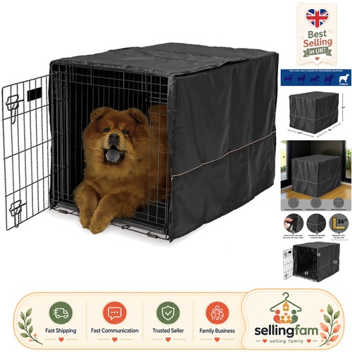 Lightweight black crate cover - black,