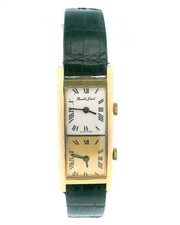 Bueche Girod 18K Gold Two-Time Zone Mechanical Watch