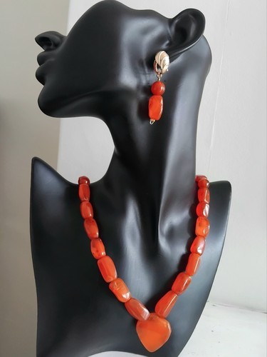 Vintage carnelian stone - vintage,