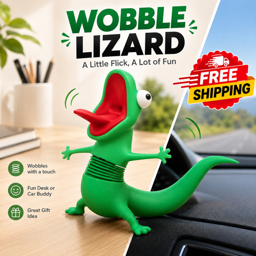 Roadside lizard buddy car - lizard,