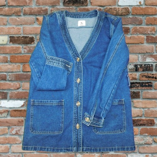Women denim jacket blue - denim,