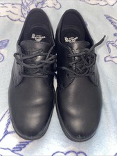 Dr Martens Doc Martens 1461 Black Soft Supple Leather Shoes Size UK 6 EU39*