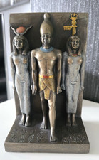 VERONESE EGYPTIAN TRIAD OF MENKAURE HATHOR CYNOPOLIS VINTAGE COLOURED YEAR 2000