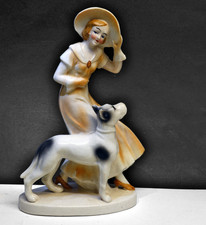 Vintage Art Deco Elegant Lady