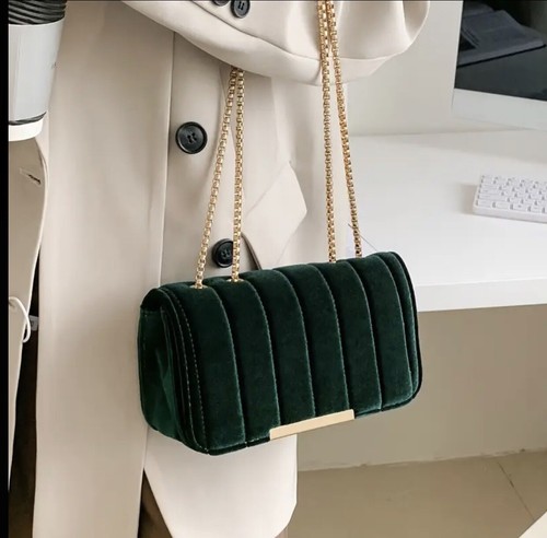 Velvet clutch bag elegant - velvet,