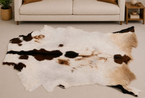 Genuine goat hide hair - goat, on