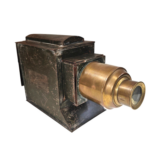 Antique magic lantern slide - magic,